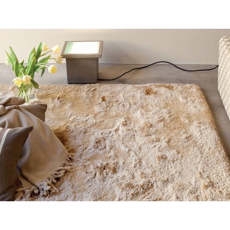 Tappeto  salotto bianco white-beige pelo lungo Aster Sitap