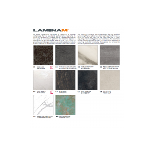 Tavolo Otto in ceramica rettangolare 160x90 allungabile Pointhouse