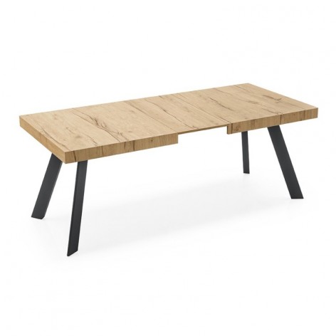 Tavolo Bold rettangolare in materico e legno allungabile Connubia CB4795-R 160