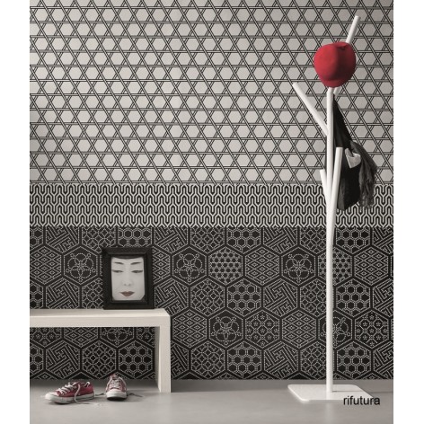 Appendiabiti a piantana Tree Birex in metallo verniciato titanio U2180 Pronta consegna