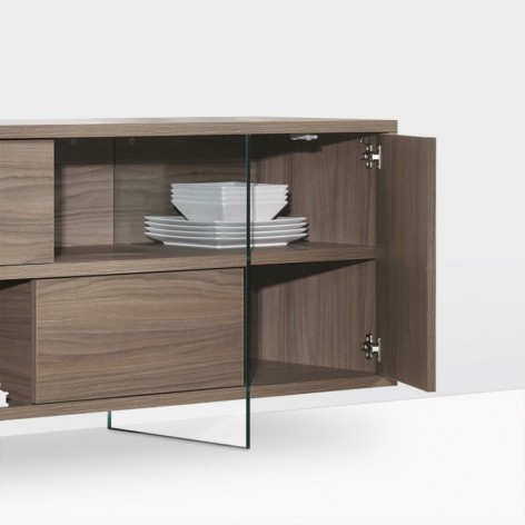 Madia/ingresso, porta tv, Madison-0/40 in laminato ecologico  Pezzani