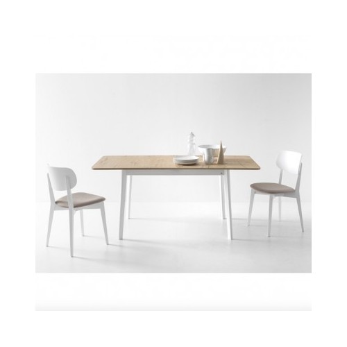 Tavolo Dine con allunga centrale in faggio  CB4094-R 110 Connubia
