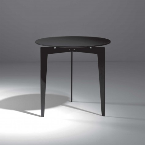 Tavolino Nordic rotondo soggiorno/comodino industrial camera in vetro temperato Pezzani 0/221