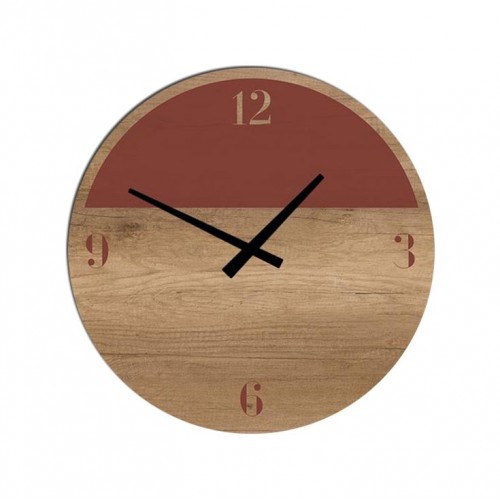 Orologi a parete rotondi  Tomasella in metallo o legno 020m9006-0209006