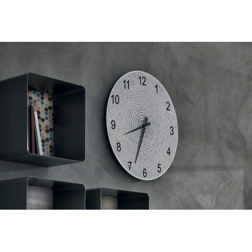 Orologi a parete rotondi  Tomasella in metallo o legno 020m9006-0209006