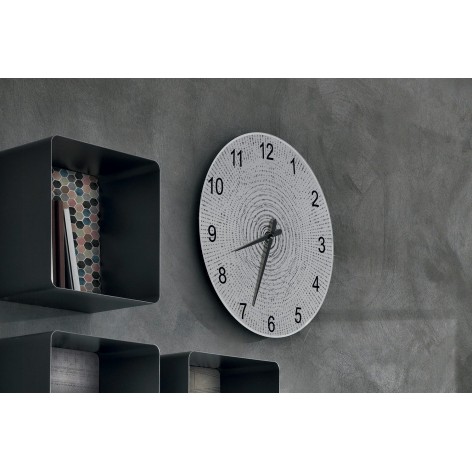 Orologi a parete rotondi  Tomasella in metallo o legno 020m9006-0209006