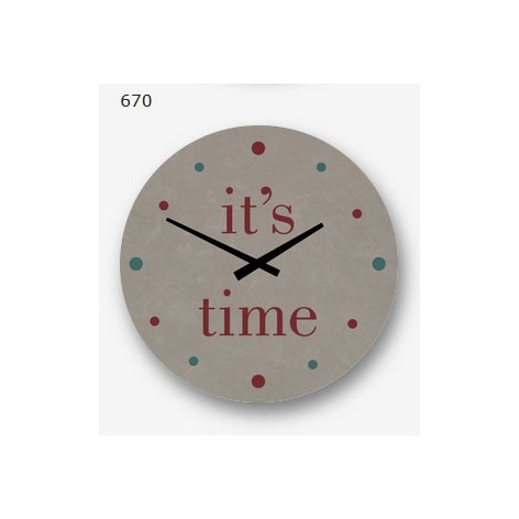 Orologi a parete rotondi  Tomasella in metallo o legno 020m9006-0209006