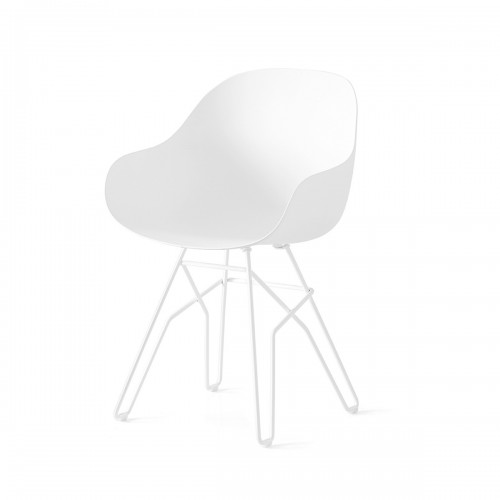 Set 2 sedie  poltroncina Academy da salotto/cucine CB2144  in polipropilene con struttura in metallo design