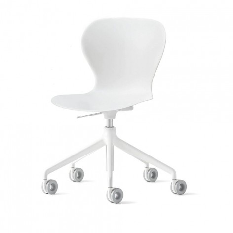 Set 2 sedie Ops! da ufficio/cameretta girevole con ruote Connubia CB2318