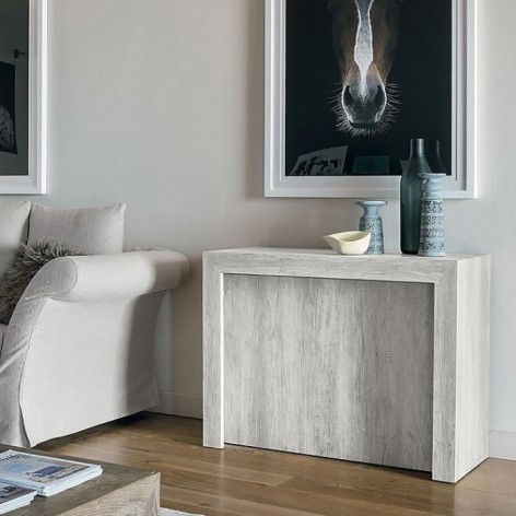 Consolle Pandora 3 metri trasformabile a tavolo Target effetto legno CO506