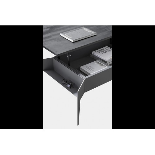 Tavolino multifunzione alzabile con contenitore Liverpool 0/268 Pezzani