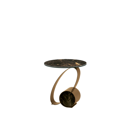 Tavolino Trilogy design moderno/classico in gres effetto marmo Target TL186