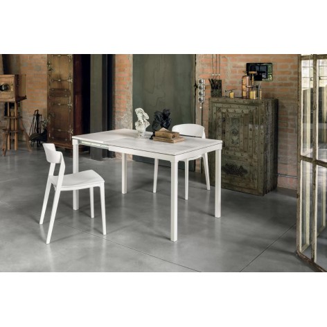 Tavolo Perigeo 120 allungabile rettangolare 120 in metallo e gres Target TA1F7