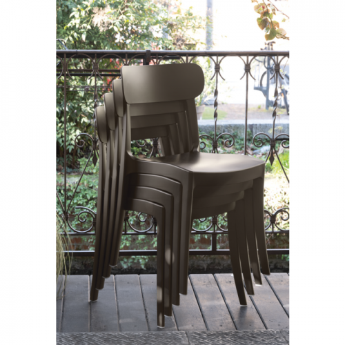 Set 4 sedie Locanda resistenti interno ed esterno CB2329 Connubia