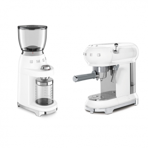 Macchina caffè bianca Smeg CGF01WHEU Macina caffè  CGF01WHEU