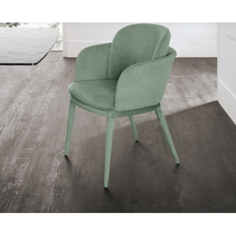 Set 2 poltroncine Cleveland in microfibra simil velluto T622 Target