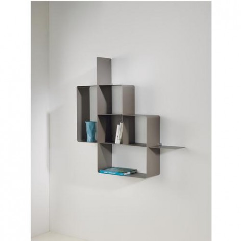 Libreria a parete Mondrian 0/75 Pezzani