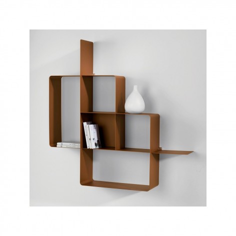 Libreria a parete Mondrian 0/75 Pezzani